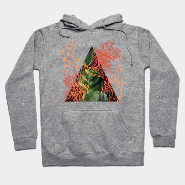 Tropical Leaves Hoodie by jurumple